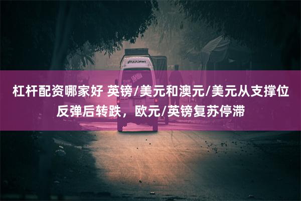 杠杆配资哪家好 英镑/美元和澳元/美元从支撑位反弹后转跌,欧元/英镑复苏停滞
