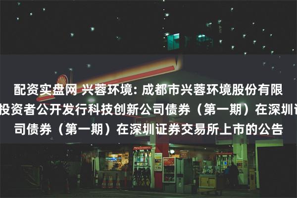 配资实盘网 兴蓉环境: 成都市兴蓉环境股份有限公司2025年面向专业投资者公开发行科技创新公司债券（第一期）在深圳证券交易所上市的公告